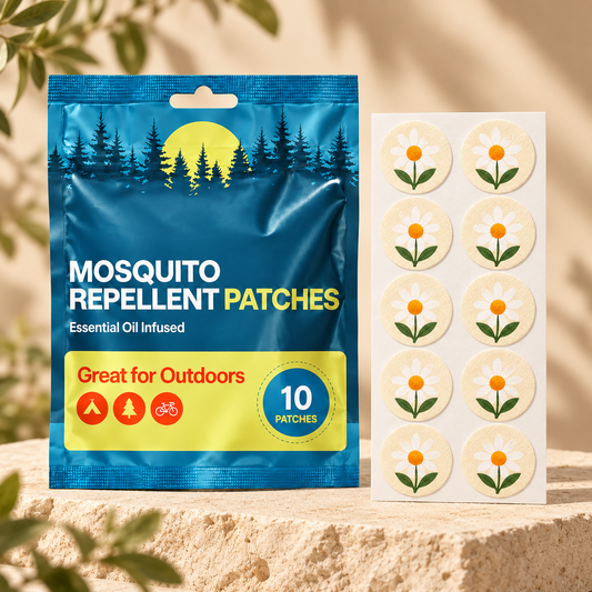 Velnoriah Daisy Design Mosquito Repellent Patches | 10-Pack