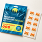 Velnoriah Orange Cat Mosquito Repellent Patches | 10-Pack