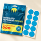 Velnoriah Blue Round Mosquito Repellent Patches | 10-Pack