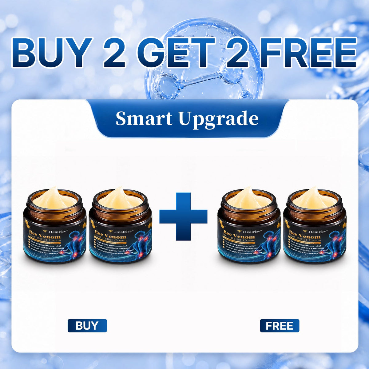🎁Healrize® Bee Venom Joint Relief Cream 💪💪Targets stiff, sore joints in knees, hands, shoulders, back & more — so you can move easier every day