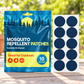 Velnoriah Navy Blue Round Mosquito Repellent Patches | 10-Pack