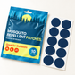 Velnoriah Navy Blue Round Mosquito Repellent Patches | 10-Pack