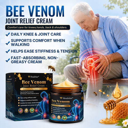 🎁Healrize® Bee Venom Joint Relief Cream 💞Targets stiff, sore joints in knees, hands, shoulders, back & more — so you can move easier every day