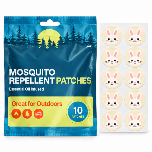 Velnoriah Bunny Design Mosquito Repellent Patches | 10-Pack