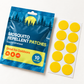 Velnoriah Bright Yellow Mosquito Repellent Patches | Solid Color 10-Pack