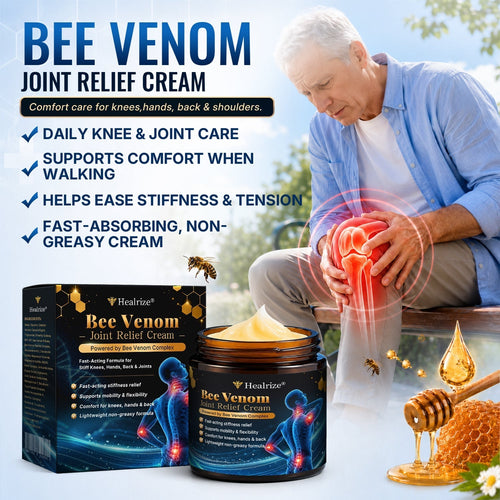 [white] Healrize® Bee Venom Joint Relief Cream 🦵Powerful Bee Venom Cream for Joint & Muscle Pain Relief – Feel Comfort in Minutes