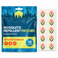 Velnoriah Pink Tulip Design Mosquito Repellent Patches | 10-Pack