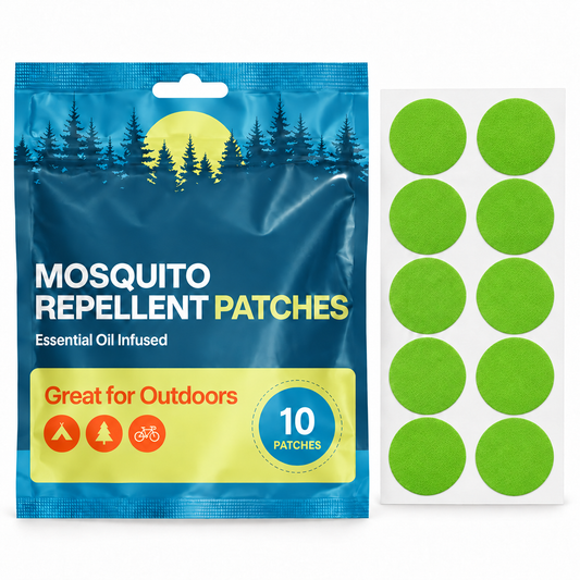 Velnoriah Lime Green Round Mosquito Repellent Patches | 10-Pack