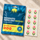 Velnoriah Pink Tulip Design Mosquito Repellent Patches | 10-Pack