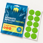 Velnoriah Lime Green Round Mosquito Repellent Patches | 10-Pack