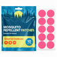 Velnoriah Bright Pink Round Mosquito Repellent Patches | 10-Pack