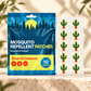 Velnoriah Cactus Design Mosquito Repellent Patches | 10-Pack