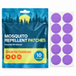 Velnoriah Purple Round Mosquito Repellent Patches | Solid Color 10-Pack