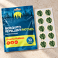 Velnoriah Monstera Leaf Design Mosquito Repellent Patches | 10-Pack